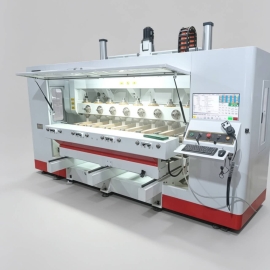MÁY CNC 5 TRỤC 32 ĐẦU DAO (CHUYÊN GIA CÔNG CHÂN BÀN,GHẾ,GIƯỜNG TỦ,TỰA LƯNG&TAY GHẾ)